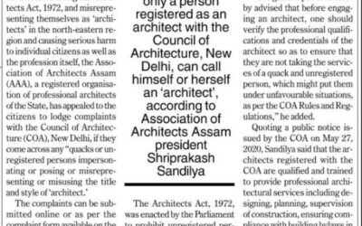 Concern at Violation of Architects Act