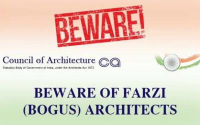 BEWARE OF फर्जी ARCHITECTS